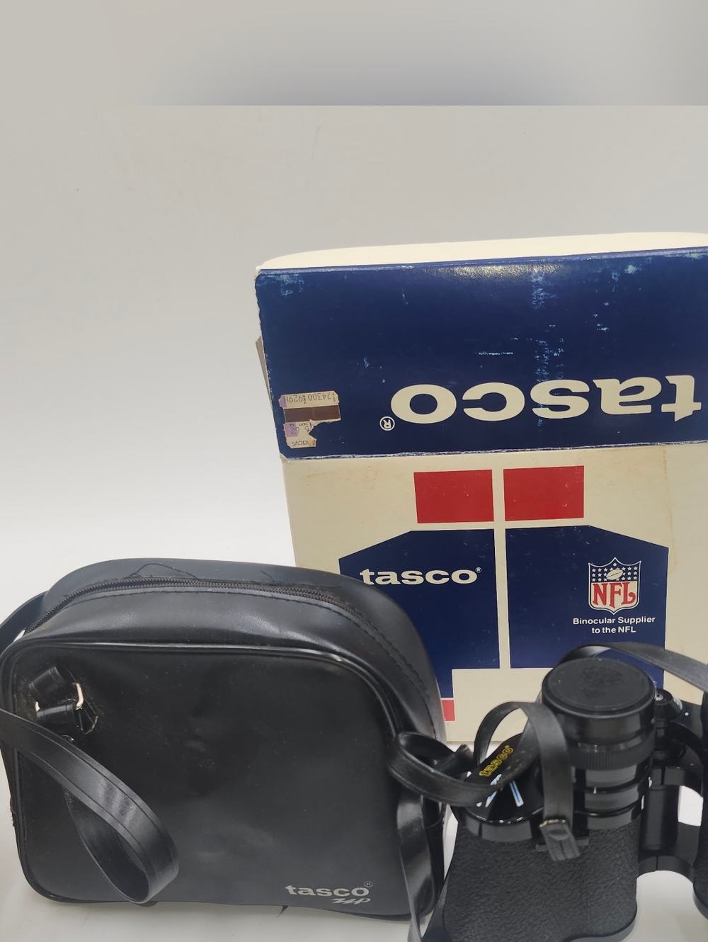 vintage Tasco Zip 2001 7x35 Wide Angle binoculars NFL w/ box